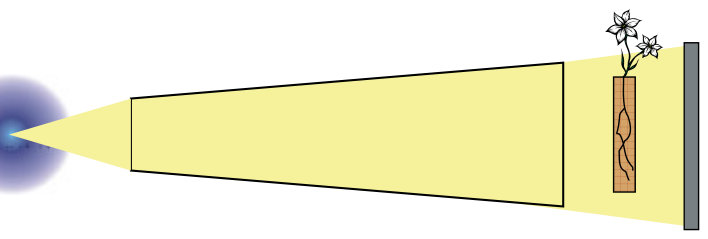 Figure 1 Configuration required for neutron imaging: (a) neutron source, (b) collimator, (c) sample, and (d) detector.