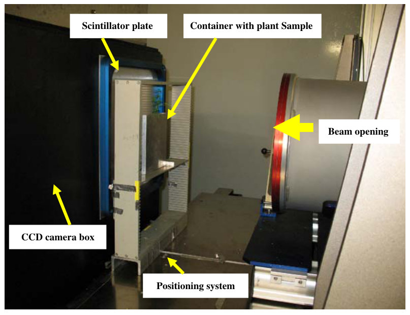 Fig. 1 The cold-neutron imaging set-up (ICON) at PSI
